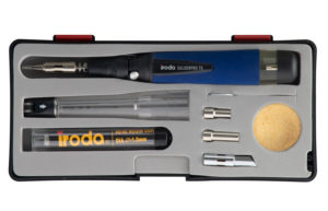 Professional Compact Butane Soldering Iron Kit SOLDERPRO 70K from Pro-Iroda