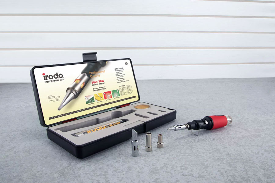 Buy IRODA SOLDERPRO 50K Portable Butane Soldering Iron Kit | 4-in-1 - Foto 4