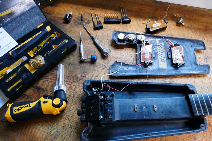 Battery Soldering Iron for Guitar Electronics - Iroda-03