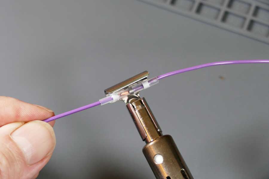 Using the Iroda SolderPro 110K gas soldering iron for heatshrink solder seal butt connectors-01