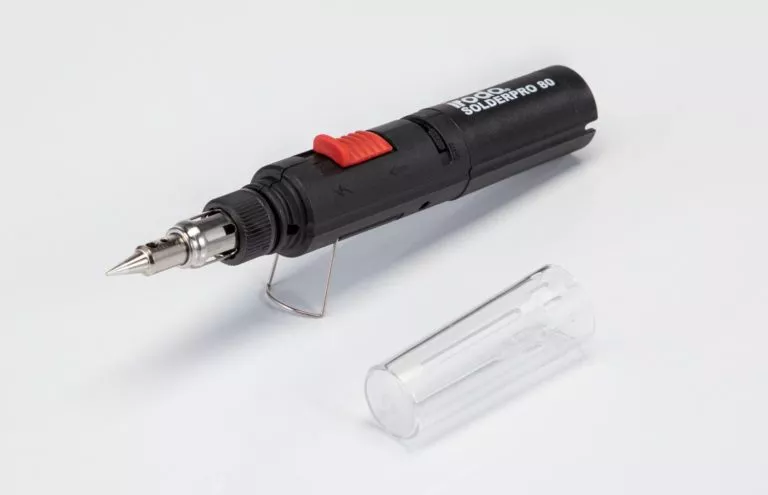 SOLDERPRO 80 Professional Butane Soldering Iron with a Protective Cap from Pro-Iroda