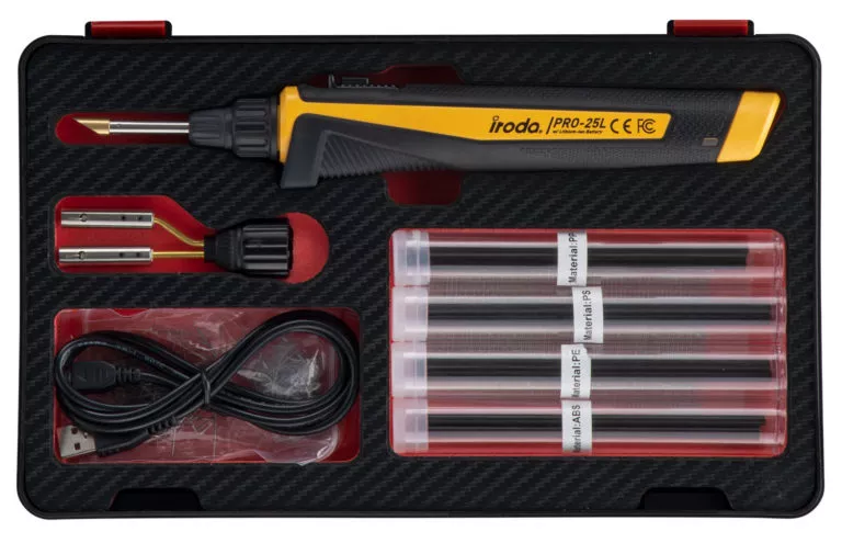 PRO-25LP USB Rechargeable Plastic Welding Iron Kit from Pro-Iroda