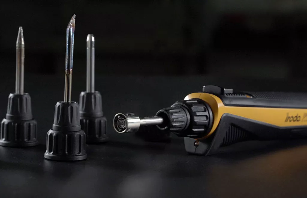 PRO-25L Cordless USB Rechargeable Soldering Iron with 4 high quality interchangeable tips from Pro-Iroda