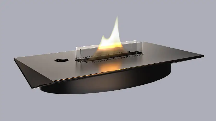 Tenderflame is an award winning tabletop fire pit design